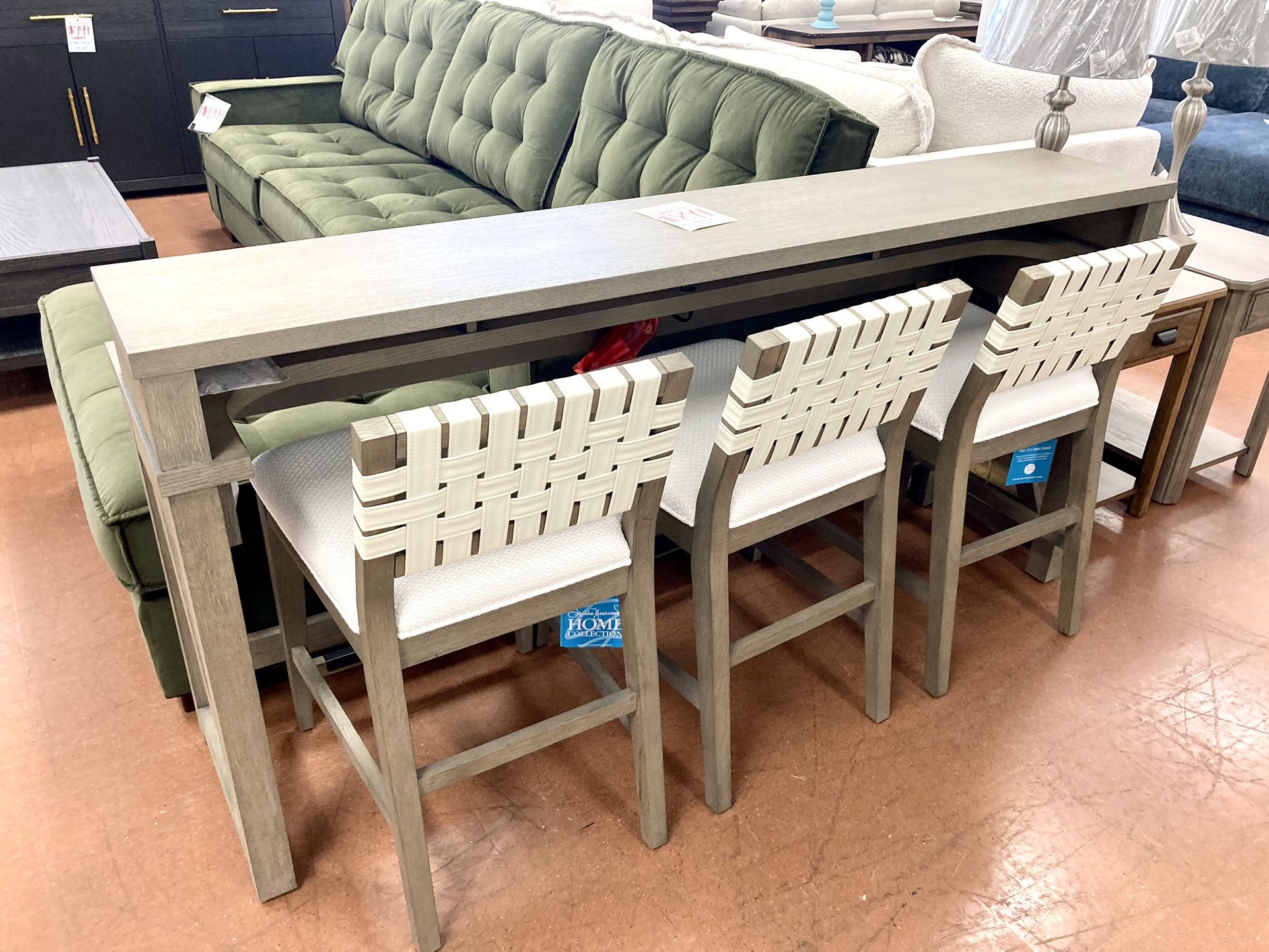 New 72” Table & 3 Stools — LAST SET