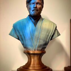 Hand Painted Obi Wan Bust 