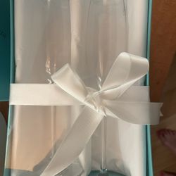 Tiffany & Co Champagne Flutes Set Of 2