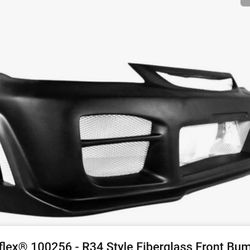 R34 Style Durflex Front Bumper Cover