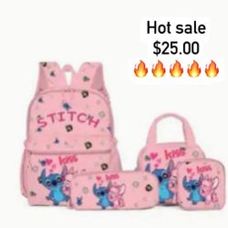 Stitch Book bag Set 💕