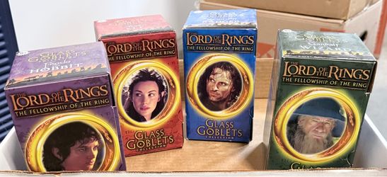 Lord Of The Rings Goblets Collection