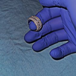 Sterling Silver Ring With CZ Stones