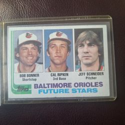 2 1982 Topps Cal Ripken Jr Rookie Baseball Card 