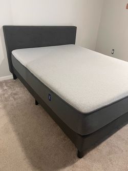 Queen Frame and Mattress