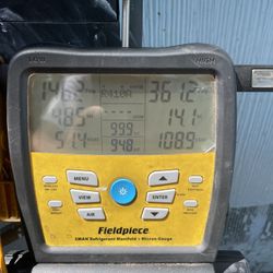 SM482V, 4-Port SMAN Digital Refrigerant Manifold w/ Micron Gauge