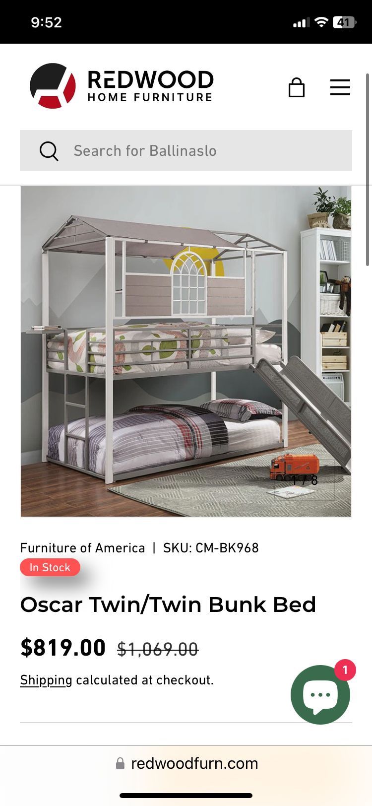 Twin/twin Bunk Bed 