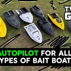 Bait Boat - Twin GPS F1 Autopilot — Standalone GPS System for Any Bait Boat (No Phone Needed)