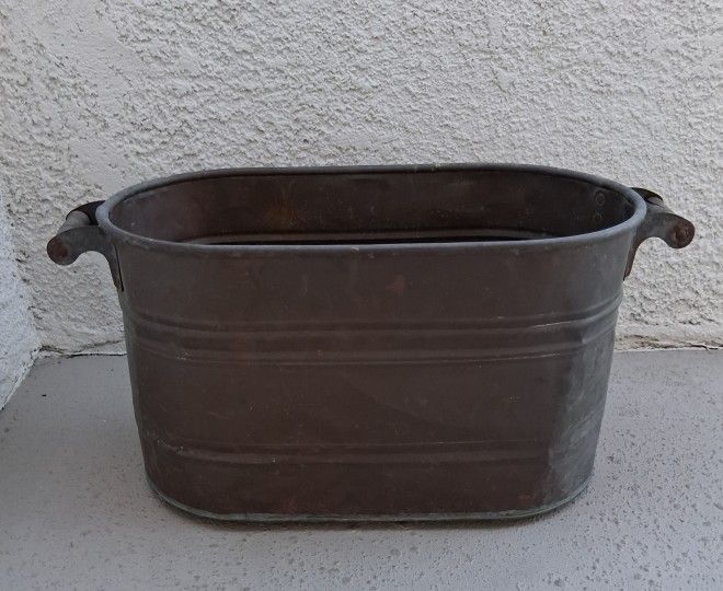 Vintage Copper Boiler Tub
