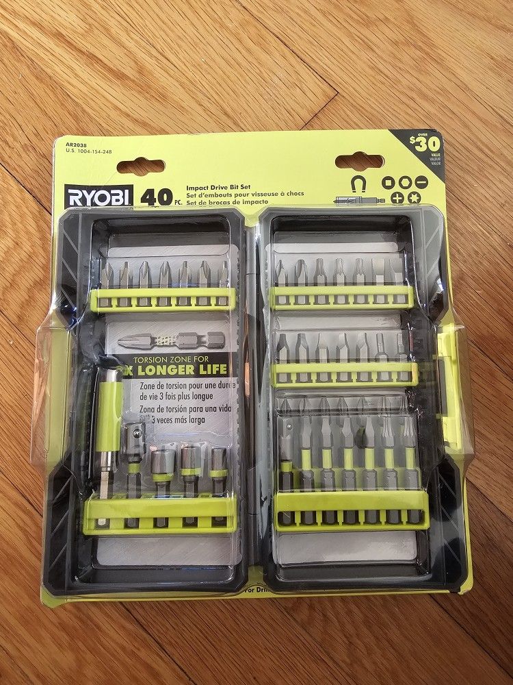 40 Pc IMPACT DRIVE BIT SET , BRAND NEW