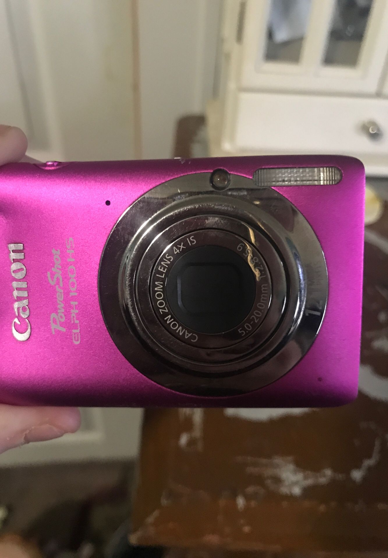 Pink canon camera 12.1 mags pixels