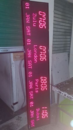 Programable BRG 4 zone time display.