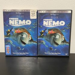 Finding Nemo DVD 2 Disc Collectors Edition Disney Pixar w/ Slipcover Movie 2003