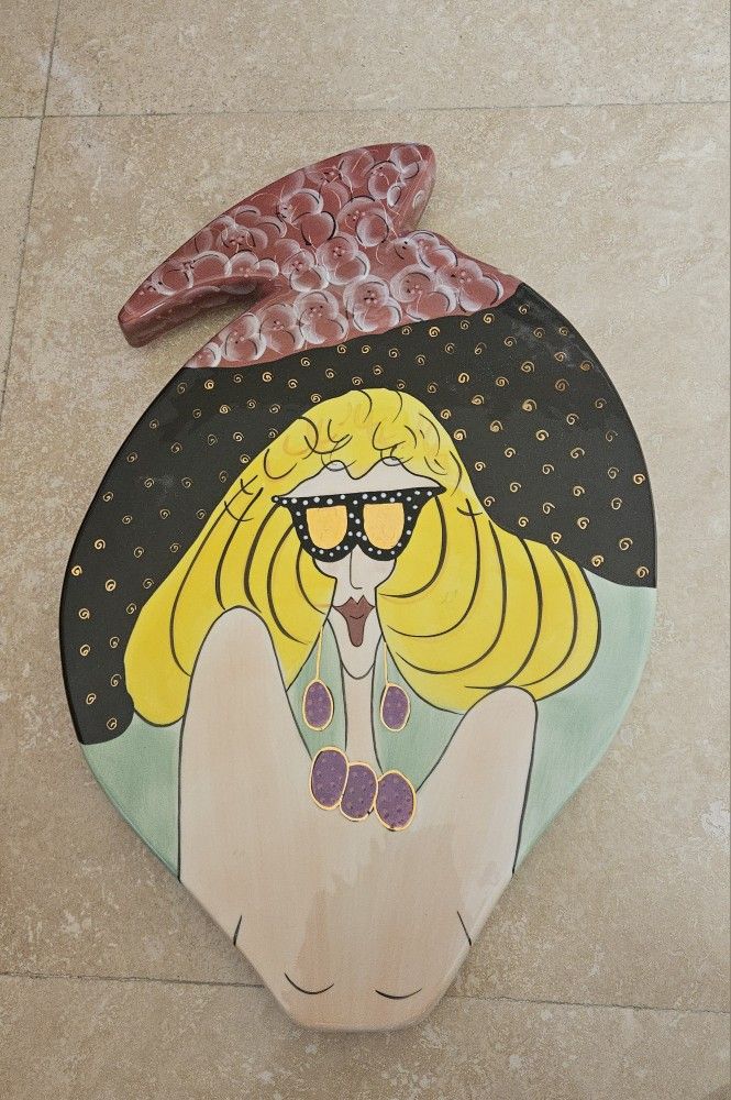SWAK By Lynda Corneille Aunt Gertie Medium Wall Art Pierce- 2004 READ 16"x11"
