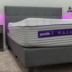 Purple 3 king mattress already vacuum packed