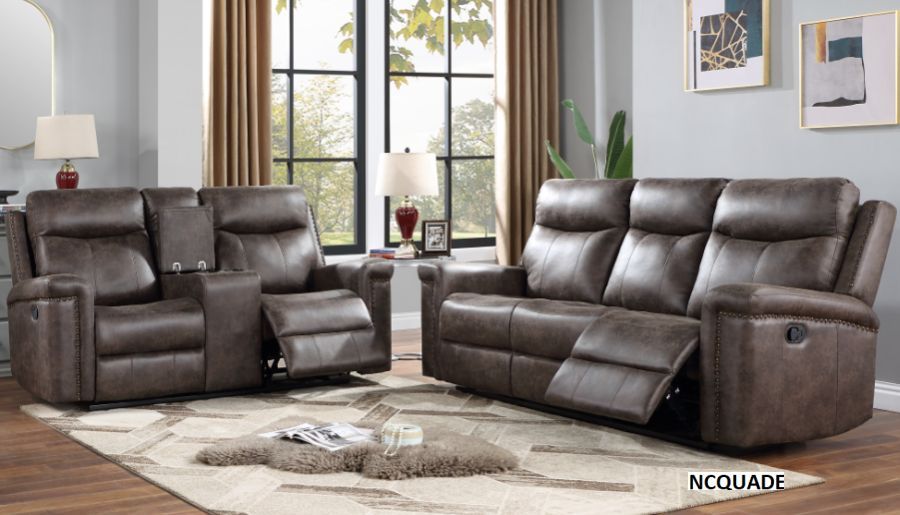 RECLINING SOFA & LOVESEAT 2-PC SET AUG. SPECIAL