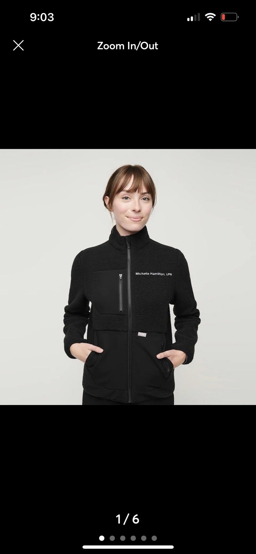 FIGS Sherpa Jacket - On-Shift - Woman M