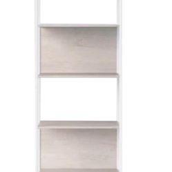 Project 62 Paulo 4-Shelf White Bookcase Heavy Duty for Living Room or Office 