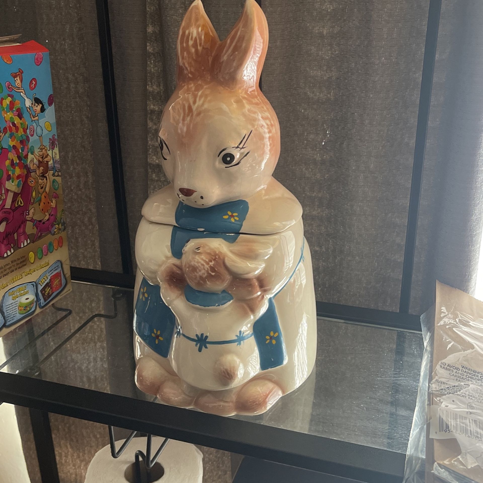 Vintage Bunny Cookie Jar