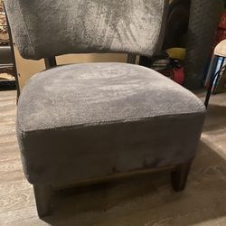 Used Gray Color Chair 