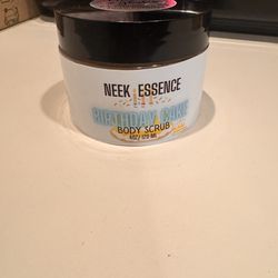 Neek Essence Birthday Cake Body Scrub – Handmade Sugar Scrub (4oz)