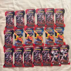 Pokemon Destined Rivals Sleeved Packs x19