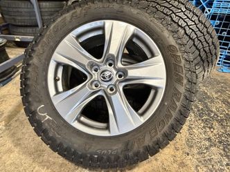 4x OEM 17" 2025 Toyota RAV4 Gray Wheels Rims OPEN RANGE A/T TIRES 225/65R17 90%