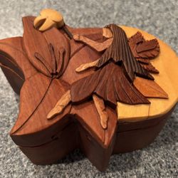 Wooden Tooth Fairy Keepsake Box