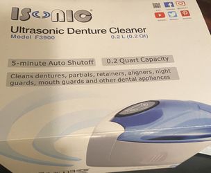 Electric denture cleaner