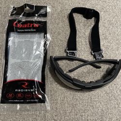 Radians CT1-91 Cuatro Hard Coat, Padded Anti-Fog Safety Glasses