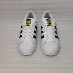 ADIDAS Superstar sneakers. Size 8 men's shoes. White. Like new