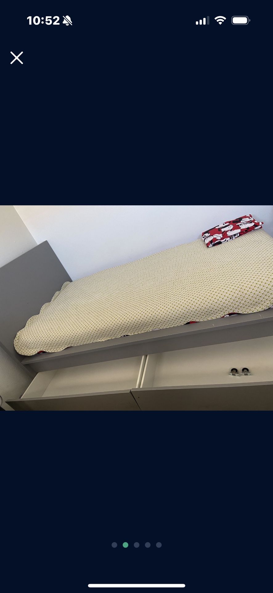 MALM Twin Bed Frame /mattress