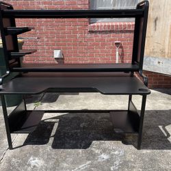 IKEA Black Steel Gaming Desk