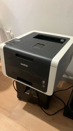 Brother color laser printer (hardly used)