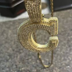 Hip Hop Letter Copper Set Numeric Letter Pendant