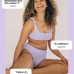 Youswim Eva Standard Waist Bikini Set Aster