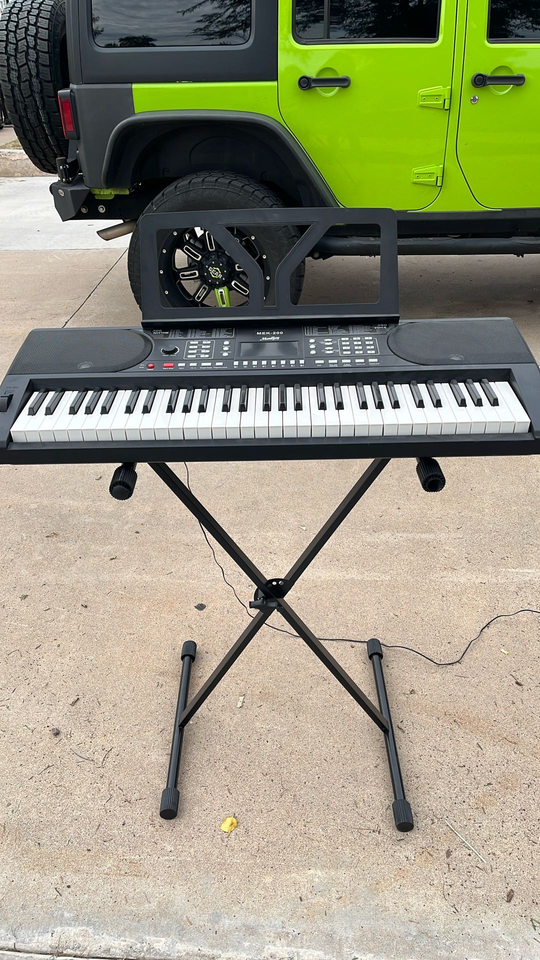 MonKey Electric Keyboard-Piano With Stand 