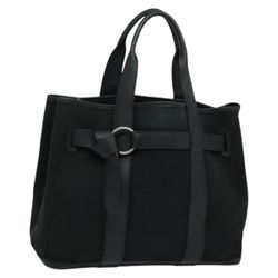 𝐇𝐄𝐑𝐌𝐄𝐒   Petite Ceinture MM Hand Bag Canvas Black 