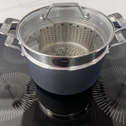All Clad 7 Qt. Pot with Strainer and Lid