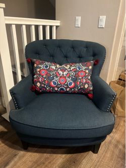 Blue Arm Chair