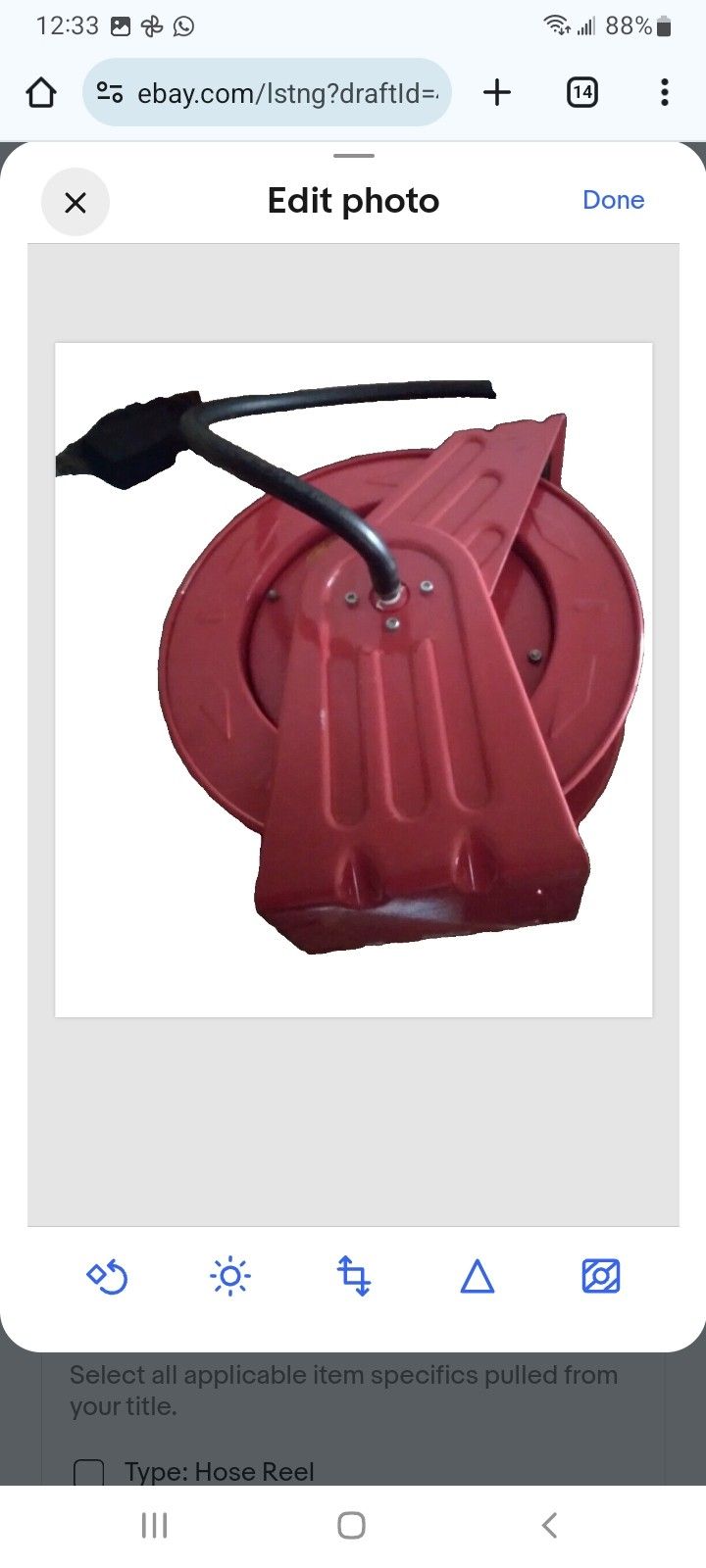 Reelworks Reel Hose 3/8 50ft