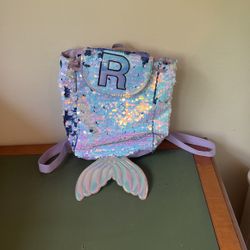 Mermaid Back Pack Letter R