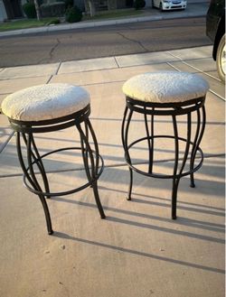 $35. Swivel Bar Stools. Both for $35.