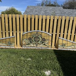 Large stained glass accent piece