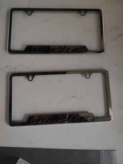 Mach-e plate trim