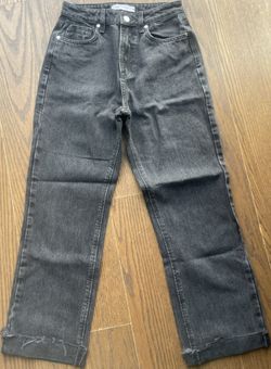 Zara Denim Black Jeans - Size 4 Women’s Wide Flare