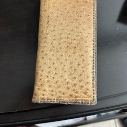 Ostrich Wallet Home Made 