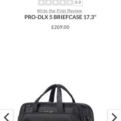 Samsonite PRO DLX 5 17” Briefcase Europe Only