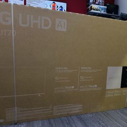 LG UHD(AI)  WebOS 75” Inch TV Available On Financing Option With $49 Down And Take Home Today