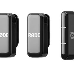 RØDE Wireless Micro - Compact Wireless Microphone, Two Mics with Charge Case for Smartphone Content Creation - USB-C, Black